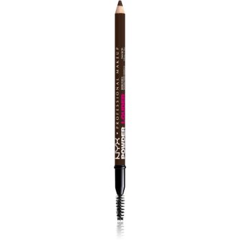 NYX Professional Makeup Powder Louder creion pentru sprancene cu pensula - imagine 2
